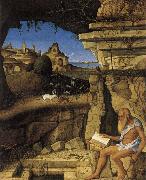 Giovanni Bellini The Holy Hieronymus laser oil painting artist